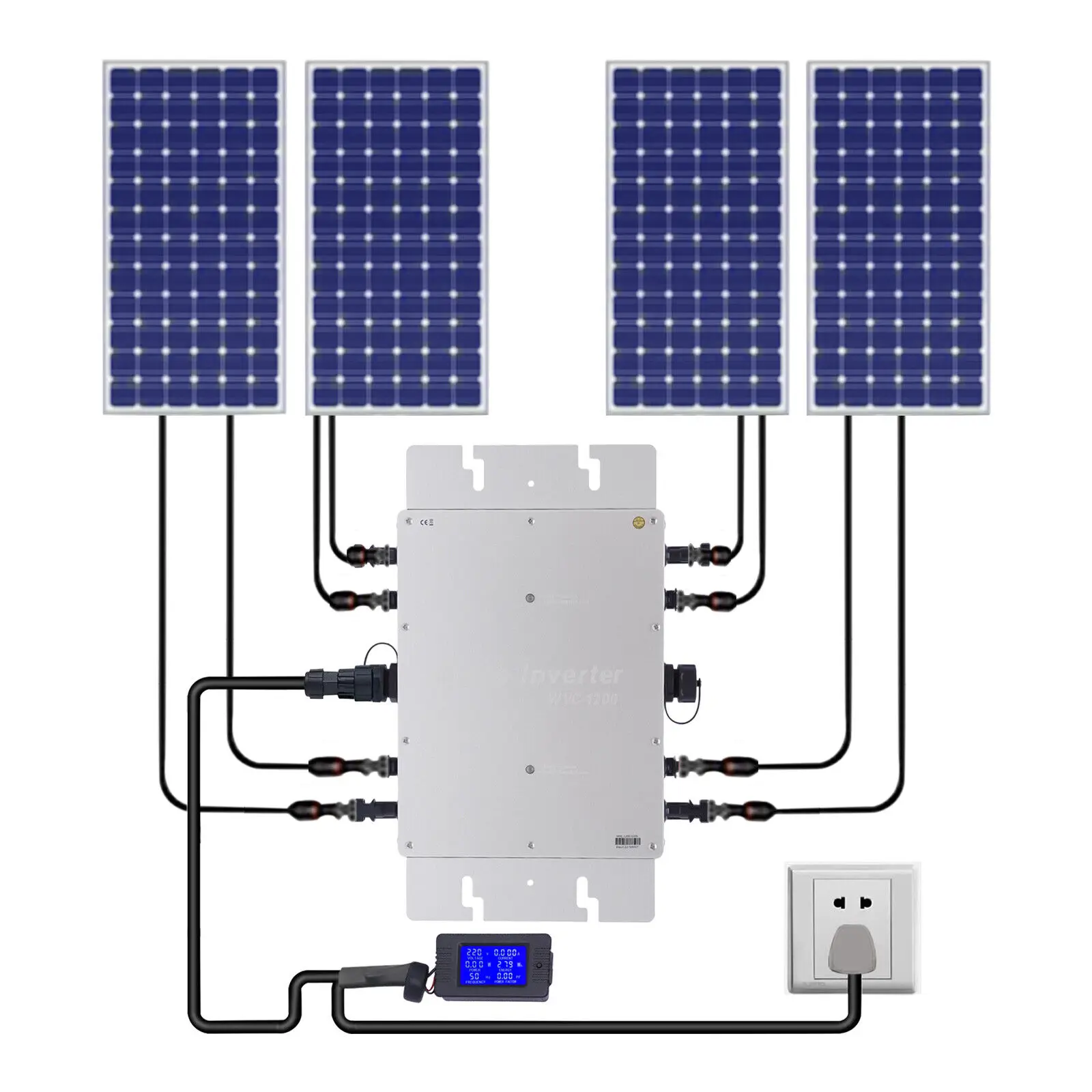 Grid Tie Micro Inverter - 1200W MPPT Micro Solar Inverter –