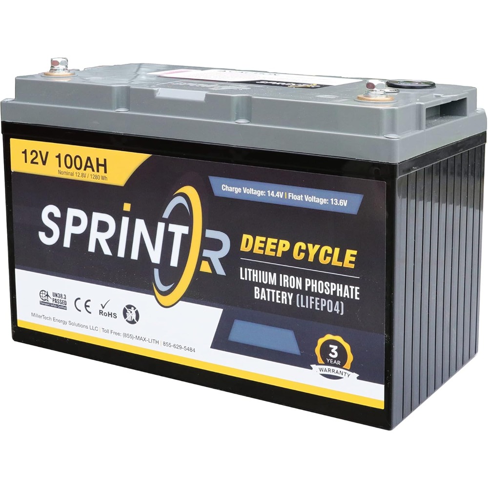 Lithium Battery 100Ah - 12V 100AH Lithium Iron Phosphate LiFePO4