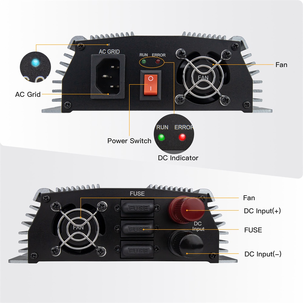 1000-1400W Grid Tie Micro Sola – Grid Tie Micro Inverter recenzja i cena