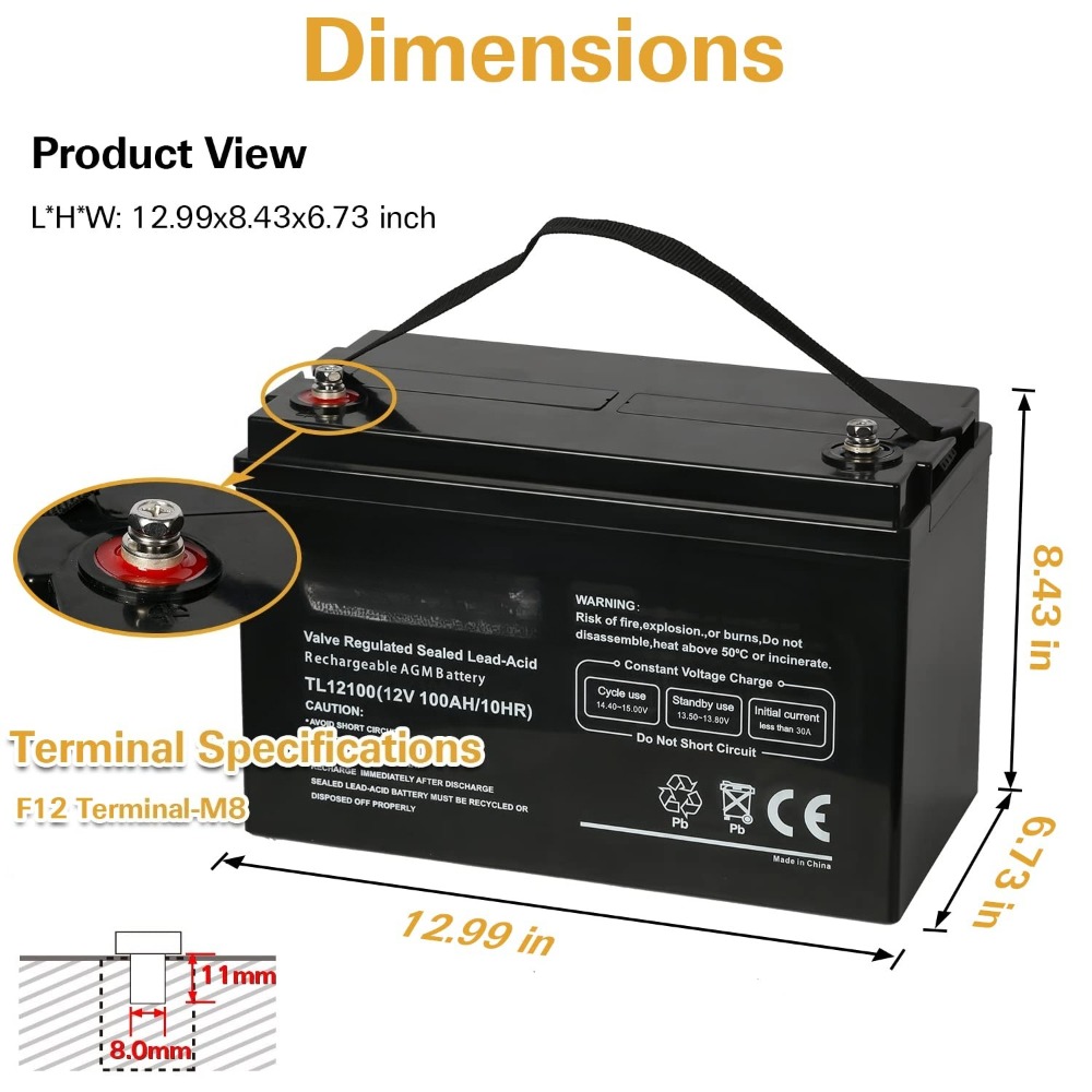 Deep Cycle AGM 12 Volt 100Ah B – Agm Deep Cycle Battery recenzja i cena