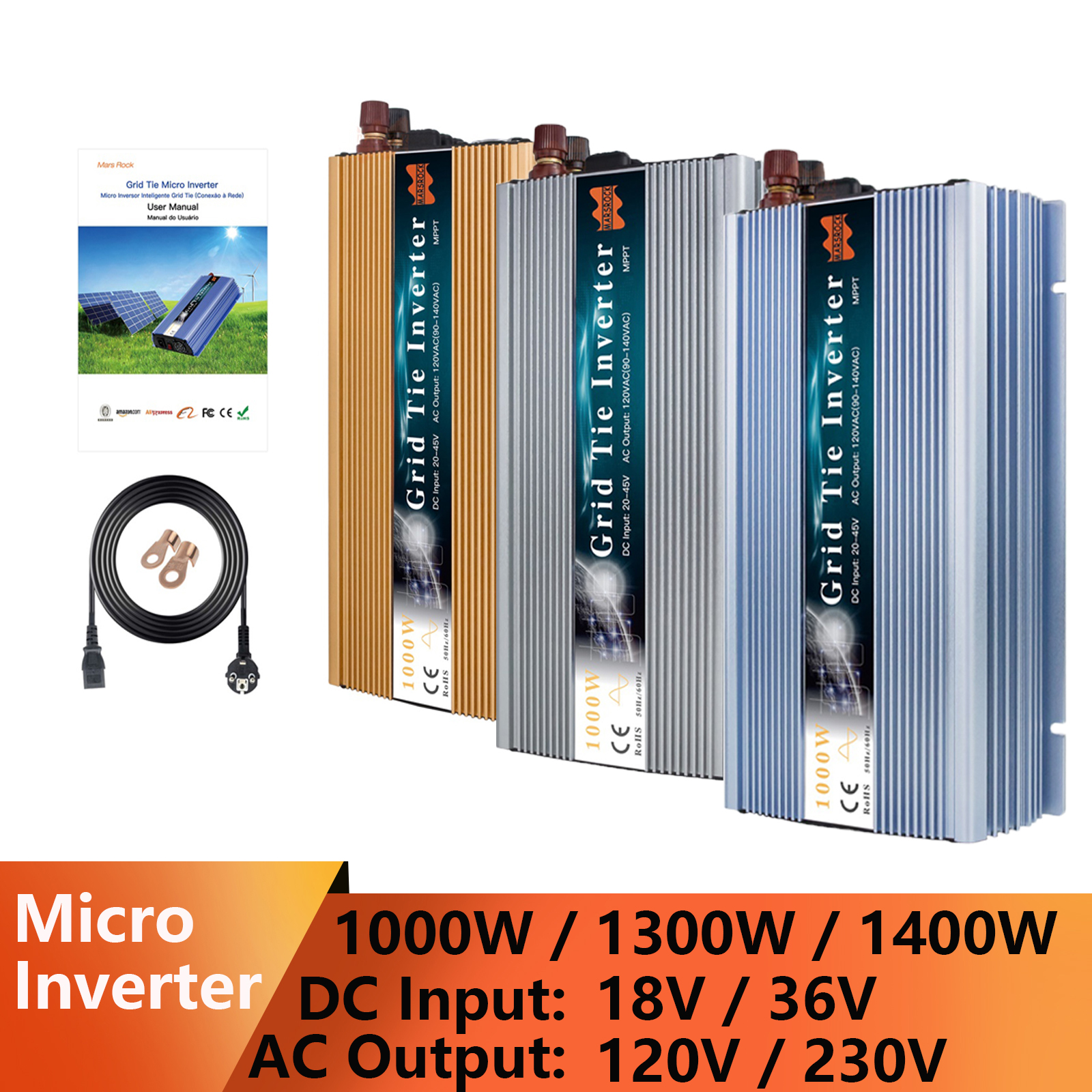 1000W 1300W 1400W Grid Tie Mic – Grid Tie Micro Inverter recenzja i cena