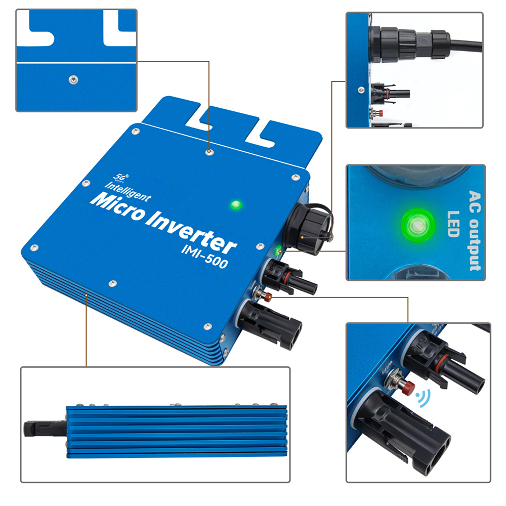 500W Intelligent Solar Inverte – Grid Tie Micro Inverter recenzja i cena