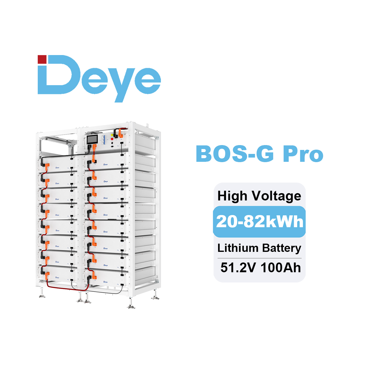 Deye LiFePO4 ESS BOS-G Pro Hig – Lithium Battery 100Ah recenzja i cena