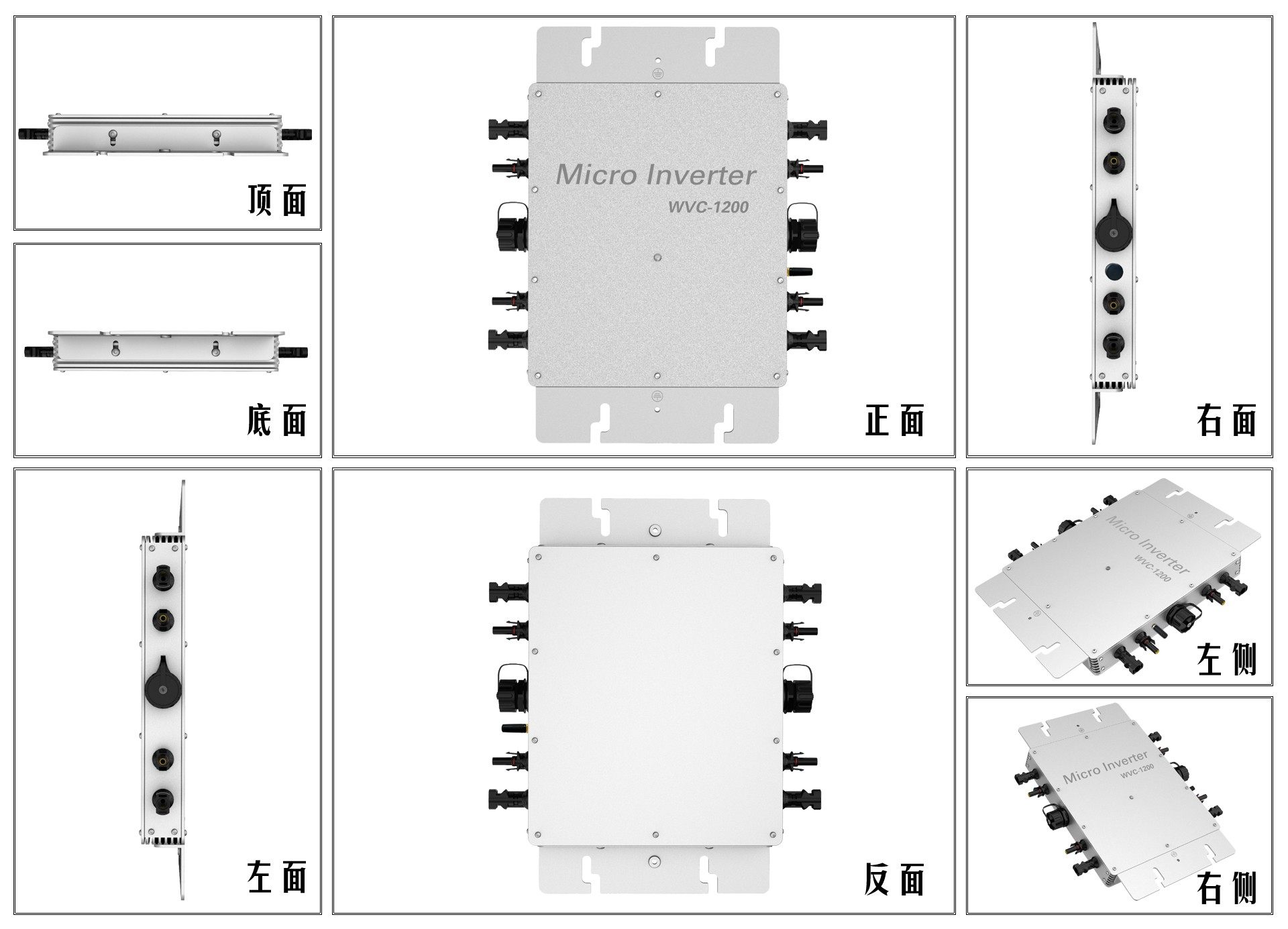 WIFI IoT WVC Solar PV Smart Mi – Grid Tie Micro Inverter recenzja i cena