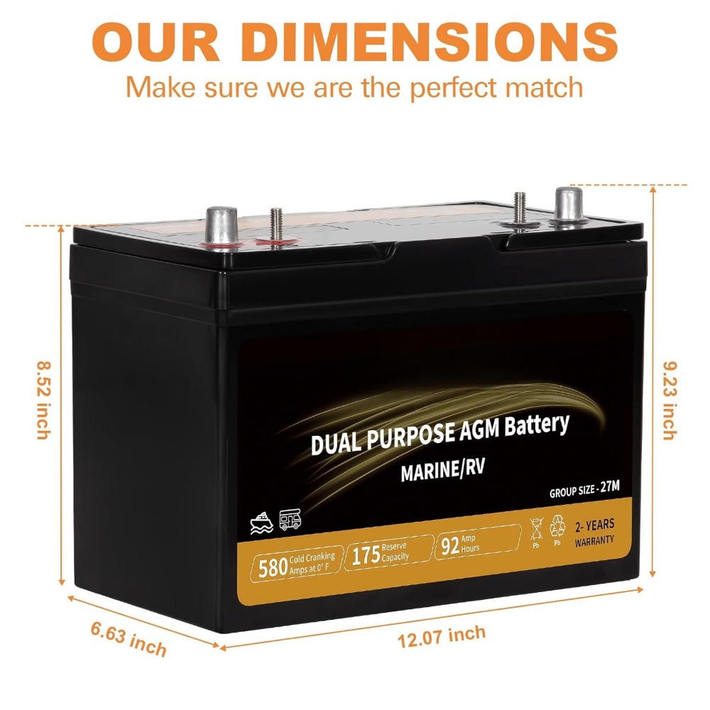 Dual Purpose AGM Battery BCI G – Agm Deep Cycle Battery recenzja i cena