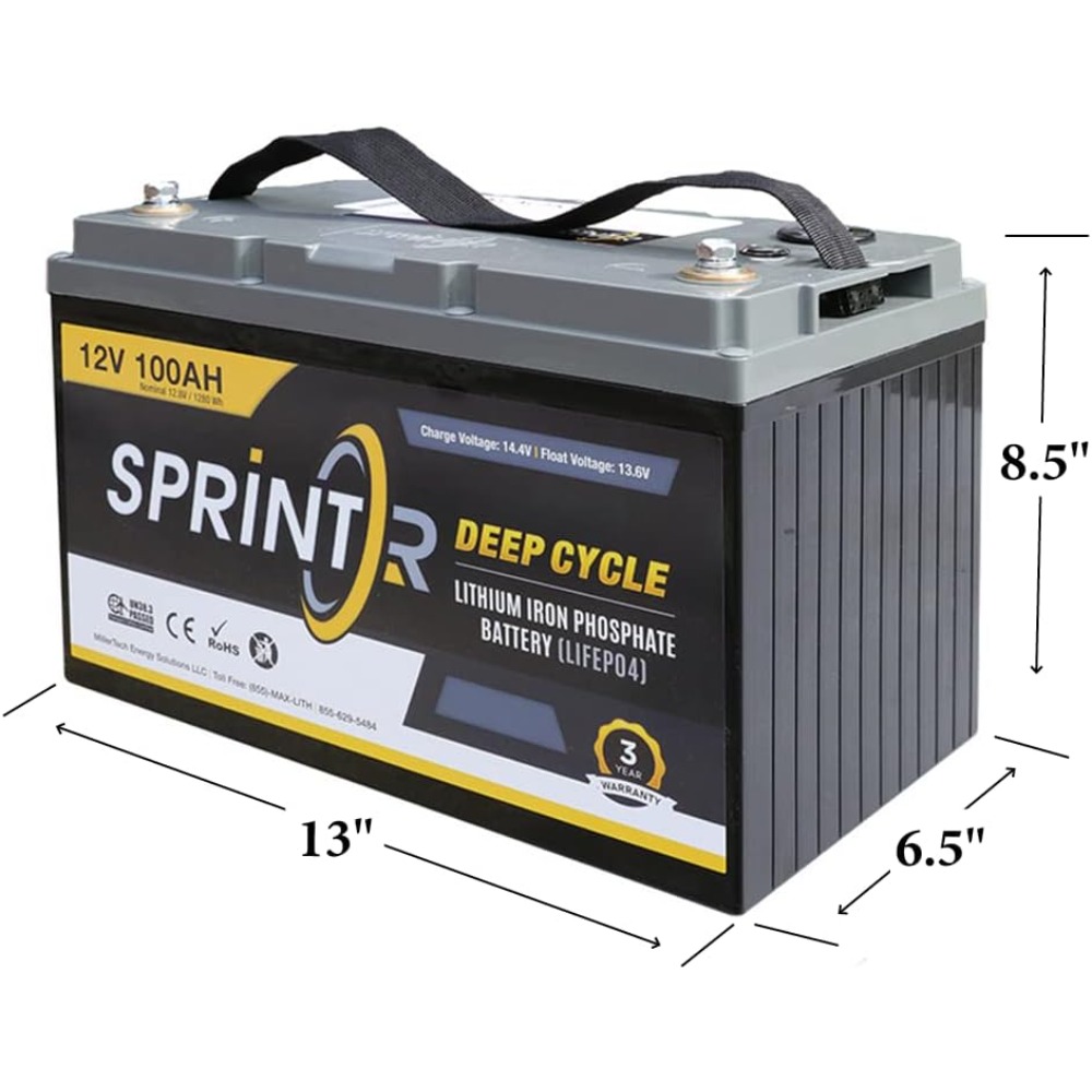 12V 100AH Lithium Iron Phospha – Lithium Battery 100Ah recenzja i cena