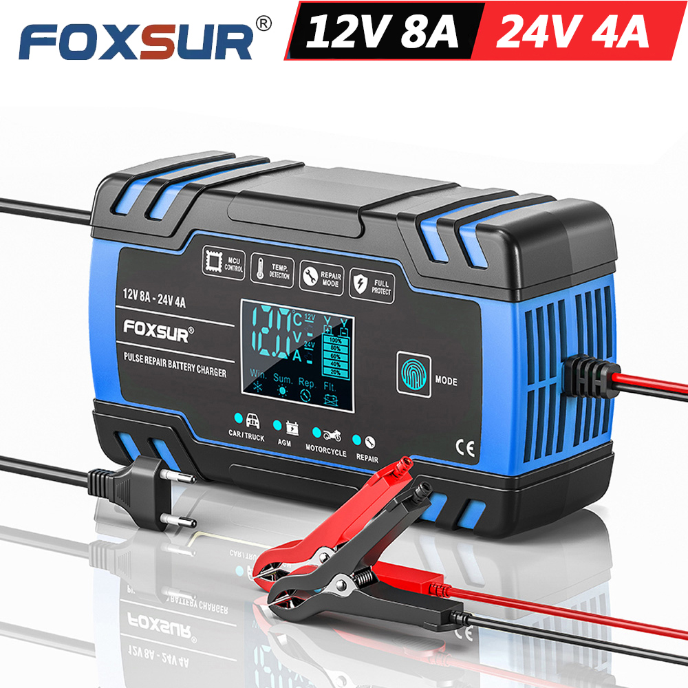 FOXSUR FBC122408D 12V 8A 24V 4 – Agm Deep Cycle Battery recenzja i cena