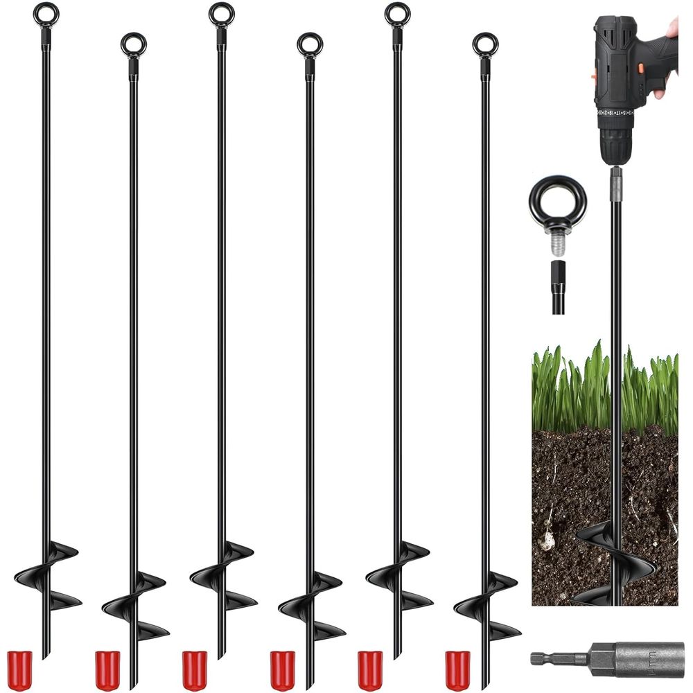 6 Pcs 40 Inch Extra Long Groun – Earthing Grounding Rod recenzja i cena