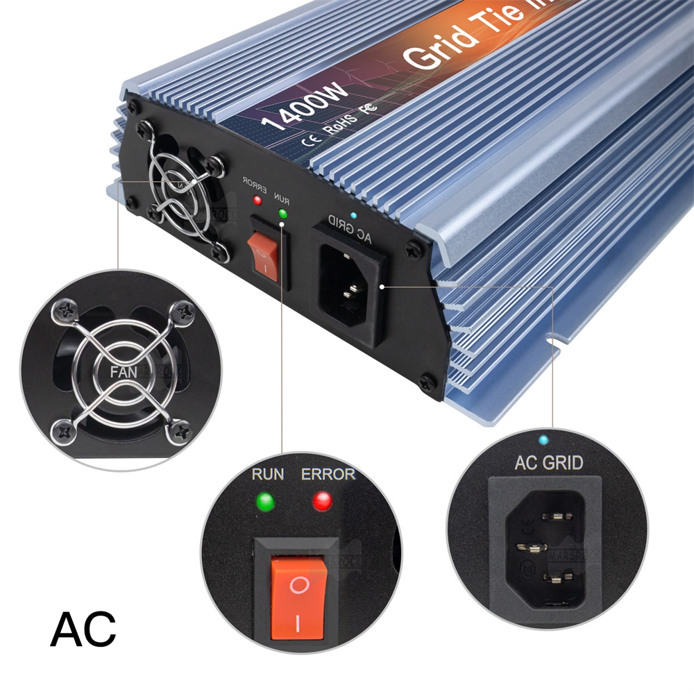 18V 24V 36V 1400W Solar On Gri – Grid Tie Micro Inverter recenzja i cena
